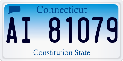 CT license plate AI81079