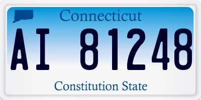CT license plate AI81248