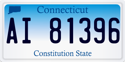 CT license plate AI81396