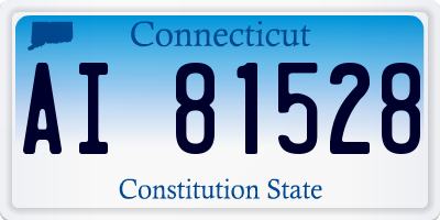CT license plate AI81528