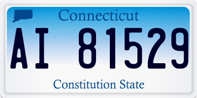 CT license plate AI81529