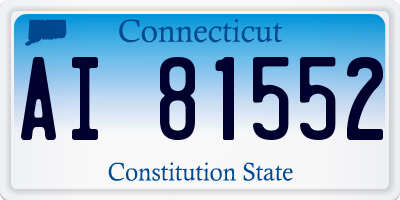 CT license plate AI81552