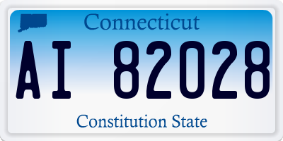 CT license plate AI82028