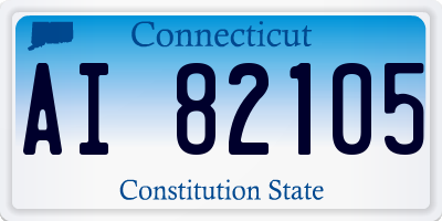 CT license plate AI82105