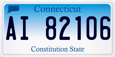 CT license plate AI82106