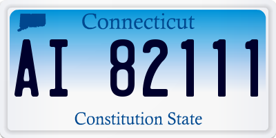 CT license plate AI82111