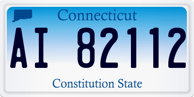 CT license plate AI82112