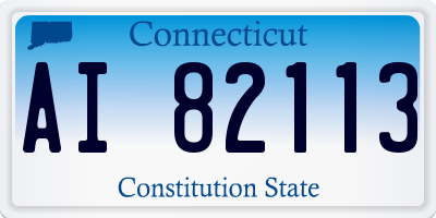 CT license plate AI82113