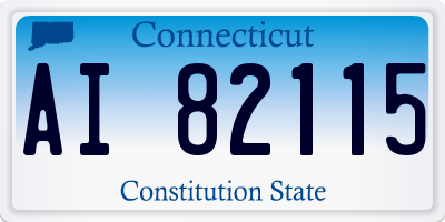 CT license plate AI82115
