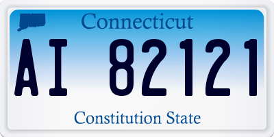 CT license plate AI82121