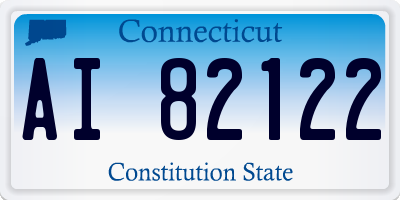 CT license plate AI82122