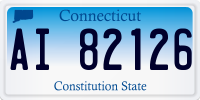 CT license plate AI82126