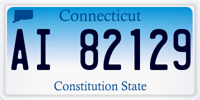 CT license plate AI82129