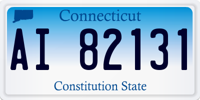 CT license plate AI82131