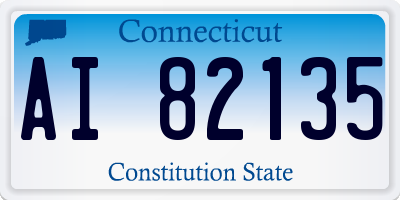 CT license plate AI82135