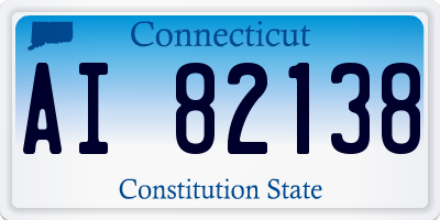 CT license plate AI82138