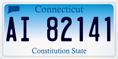 CT license plate AI82141