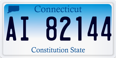 CT license plate AI82144