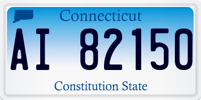 CT license plate AI82150