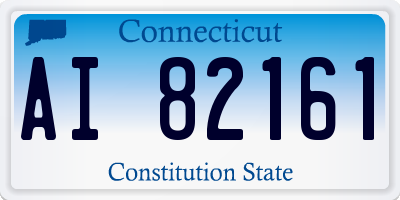 CT license plate AI82161