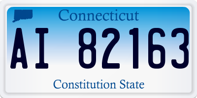 CT license plate AI82163