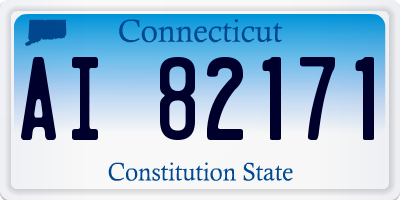 CT license plate AI82171