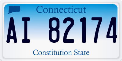 CT license plate AI82174