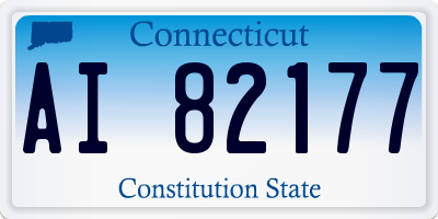 CT license plate AI82177