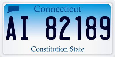 CT license plate AI82189