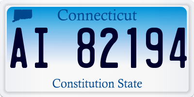 CT license plate AI82194
