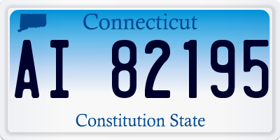 CT license plate AI82195