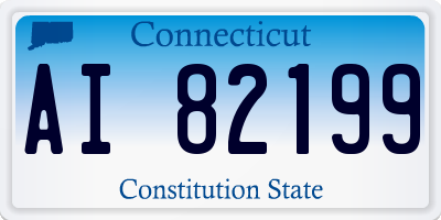 CT license plate AI82199