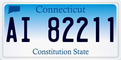 CT license plate AI82211