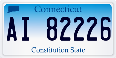CT license plate AI82226