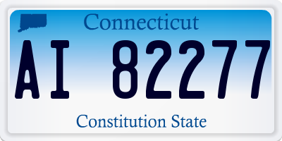 CT license plate AI82277