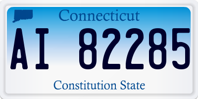 CT license plate AI82285