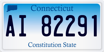 CT license plate AI82291