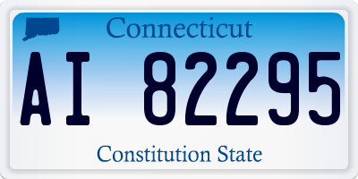 CT license plate AI82295