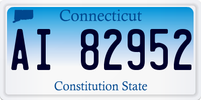 CT license plate AI82952