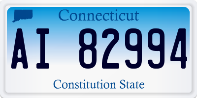 CT license plate AI82994