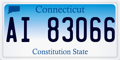 CT license plate AI83066