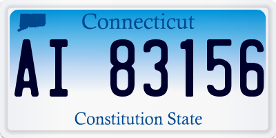 CT license plate AI83156