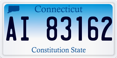 CT license plate AI83162