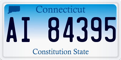 CT license plate AI84395