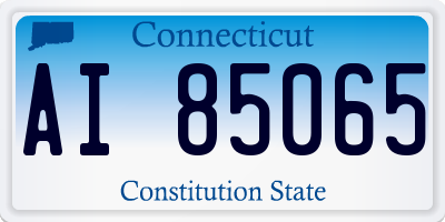 CT license plate AI85065