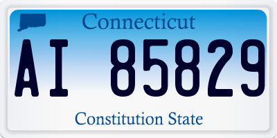 CT license plate AI85829