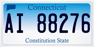 CT license plate AI88276
