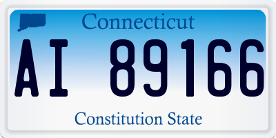 CT license plate AI89166
