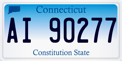 CT license plate AI90277