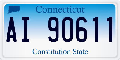 CT license plate AI90611